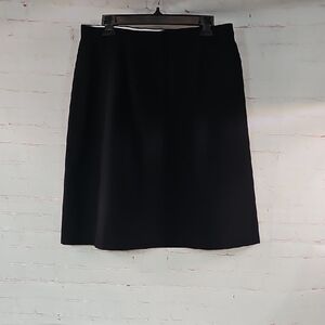 Classic Black A-Line Women's Skirt